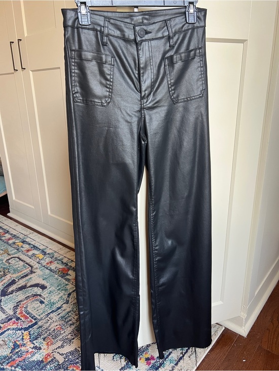Kut from the Kloth Pants - Kut from the Kloth Goldie High Rise Super Flare Coated black Pants - Size 4